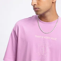 glitchez Street Touch Graphic & Typography Printed Relaxed Fit T-shirt image 3