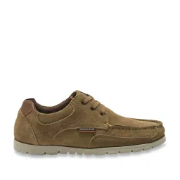 Woodland Men's Camel Derby Shoes image 2