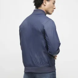 Produkt By Jack & Jones Mid Blue Regular Fit Bomber Jacket image 2