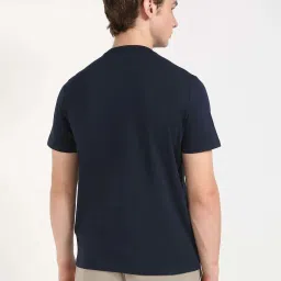 Calvin Klein Jeans Blue Cotton Regular Fit Logo Printed T-Shirt image 2