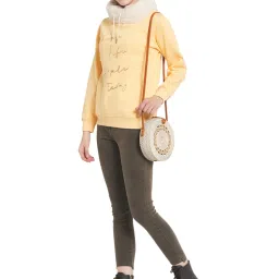 Monte Carlo Yellow Embellished Sweatshirt image 5