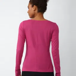Reebok Pink Regular Fit T-Shirt image 2