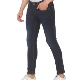 Spykar Royal Blue Skinny Fit Jeans image 3