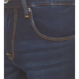Spykar Royal Blue Skinny Fit Jeans image 4