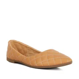 London Rag Women's Beige Flat Ballets image 2