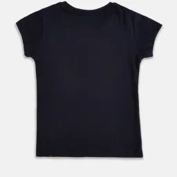 Pantaloons Junior Navy Printed T-Shirt image 2