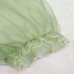 Cherry Crumble By Nitt Hyman Kids Green Cotton Printed Top image 5