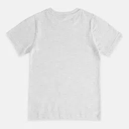 Pantaloons Junior Light Grey Printed T-Shirt image 2
