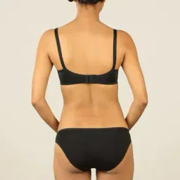 Triumph Black Lace Seamless Bra image 2