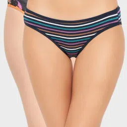 Clovia Multicolor Printed Bikini Panty (Pack Of 2)-picture-18
