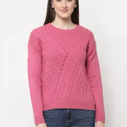 Club York Pink Crochet Pattern Pullover-image-77