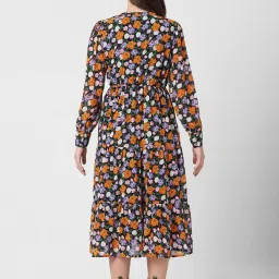 Only Multicolor Floral Print Midi Dress image 2