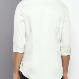 Calvin Klein Canary Green Cotton Slim Fit Shirt image 2