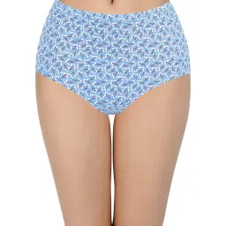 Every De by Amante Blue Cotton Printed Panties - Pack Of 3 image 2