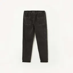 Fame Forever by Lifestyle Kids Black Cotton Cut N Sew Jeans image 2
