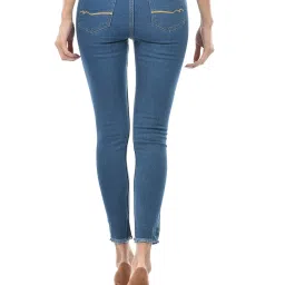 NUMERO UNO Blue Denim Super Skinny Fit High Rise Jeans image 2