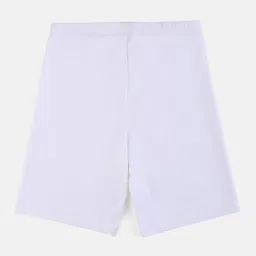 TWIN BIRDS Kids White & Brown Solid Shorts (Pack Of 3) image 2