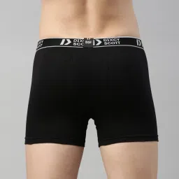 Dixcy Scott Originals Black Cotton Regular Fit Trunks image 2