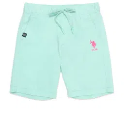 U.S. Polo Assn. Kids Blue Logo Shorts-picture-43