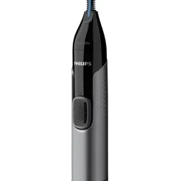 Philips Nose Trimmer NT3650/16 Cordless Nose, Ear & Eyebrow Trimmer (Gray) - Unisex image 2