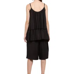 PATRORNA Black Top With Capris image 2