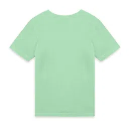 Puma Kids Fizzy Green Cotton Printed T-Shirt image 2