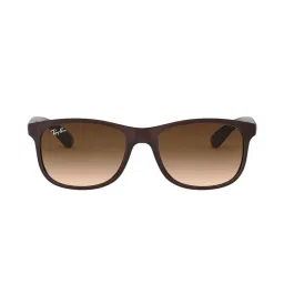 Ray-Ban 0RB4202 Brown Gradient Andy Square Sunglasses - 55 mm image 1