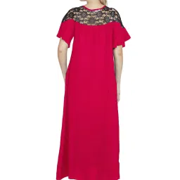 PATRORNA Fuchsia Lace Nighty image 2