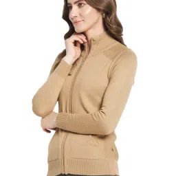 Monte Carlo Beige High Neck Sweatshirt image 3