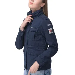 Woodland Navy Regular Fit Jacket image 4