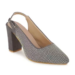 Scentra Women's Grey Back Strap Sandals image 2