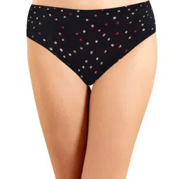 IN CARE Maroon & Green Cotton Printed Hipster Panties - Pack Of 3 image 2