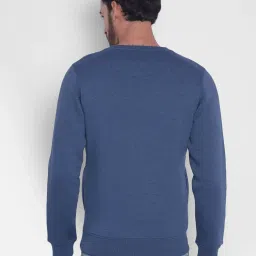 Crimsoune Club Blue Regular Fit Printed Sweatshirt image 2