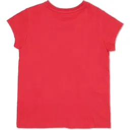 United Colors of Benetton Kids Red Printed T-Shirt image 2