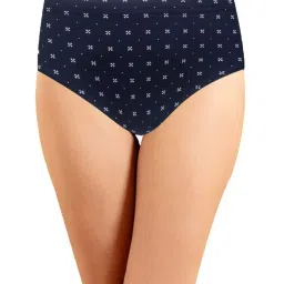 IN CARE Navy & Purple Cotton Printed Hipster Panties - Pack Of 3 image 2