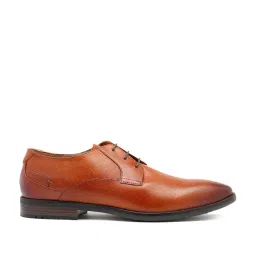 Ruosh Men's Tan Derby Shoes image 2