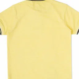 Pepe Jeans Kids Yellow Textured Polo T-Shirt image 2