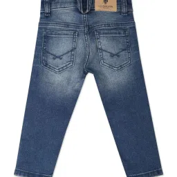 U.S. Polo Assn. Kids Blue Cotton Distressed Jeans image 2