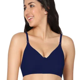 IN CARE Blue & Beige Cotton T-Shirt Bras - Pack Of 2 image 2