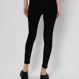Cover Story Black Embellished Regular Fit Mid Rise Jeans image 2