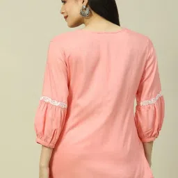 Rangriti Pink Embroidered Top image 2