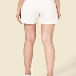 Honey by Pantaloons Off-White Cotton Shorts image 2