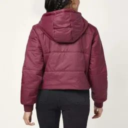 People by Pantaloons Maroon Regular Fit Jacket image 2