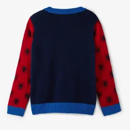 The Souled Store Kids Multicolor Printed Full Sleeves Sweater image 2