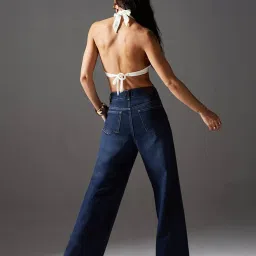 Miss Chase Blue Solid Jeans image 2