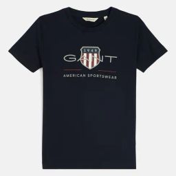 GANT Boys Blue Printed T-Shirt-picture-8