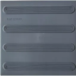 Signxpress India 300x300 mm Anti Skid Concentric Pattern Self Adhesive PU Tactile Tiles Grey (Pack of 8)-image-22