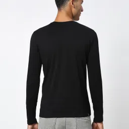 Being Human Black Regular Fit Graphic Print Crew T-Shirt image 2