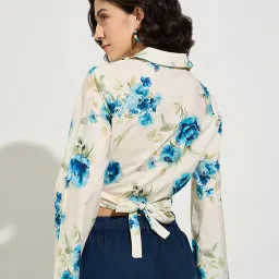 Honey By Pantaloons White Regular Fit Printed Top image 2