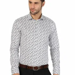 Wyre Blue Cotton Slim Fit Printed Shirt-picture-17